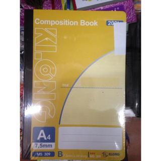 Sổ composition a4 200 trang klong - khách sỉ ib