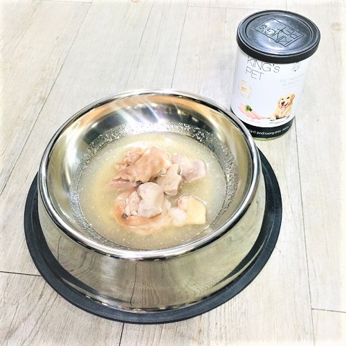 [CHÍNH HÃNG] GIÒ HEO HẦM KING'S PET CHO CHÓ - LON 380G