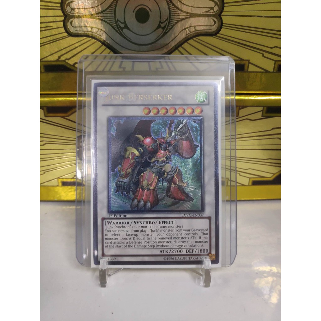 [ Dưa Hấu Yugioh ] Lá bài thẻ bài Junk Berserker - Ultimate Rare 1st Edition - Tặng bọc bài nhựa bảo quản