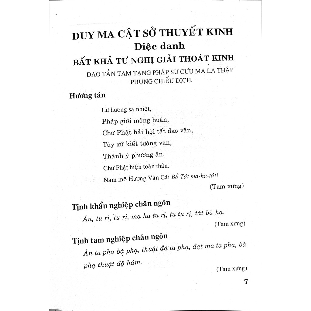 Sách tôn giáo - Kinh Duy Ma Cật