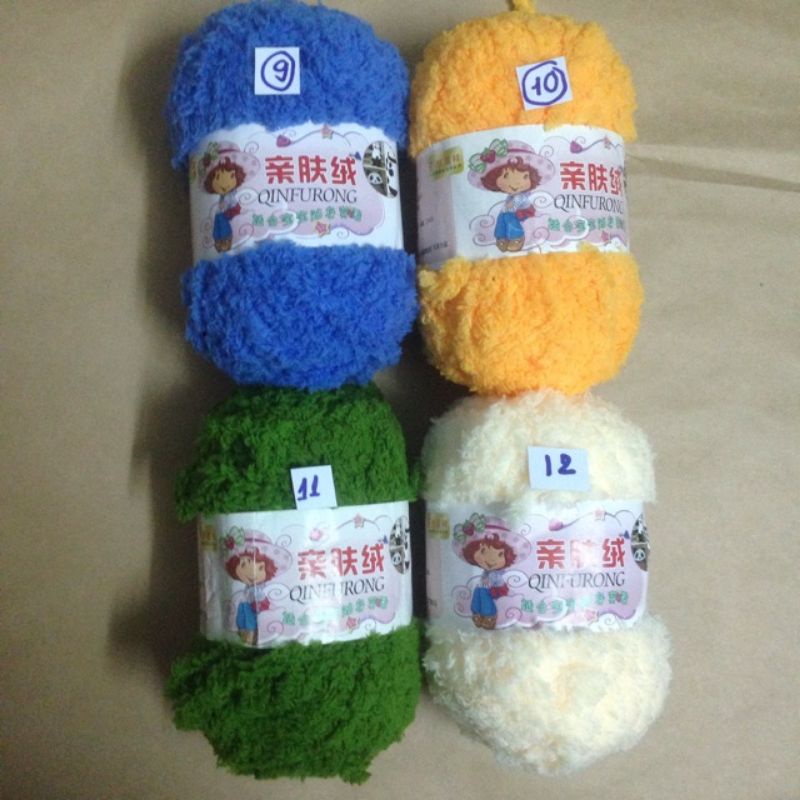 Len bông xù cô gái 50g
