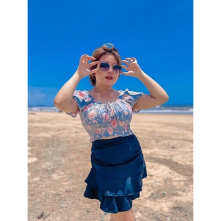 áo hoa croptop BIGSIZE