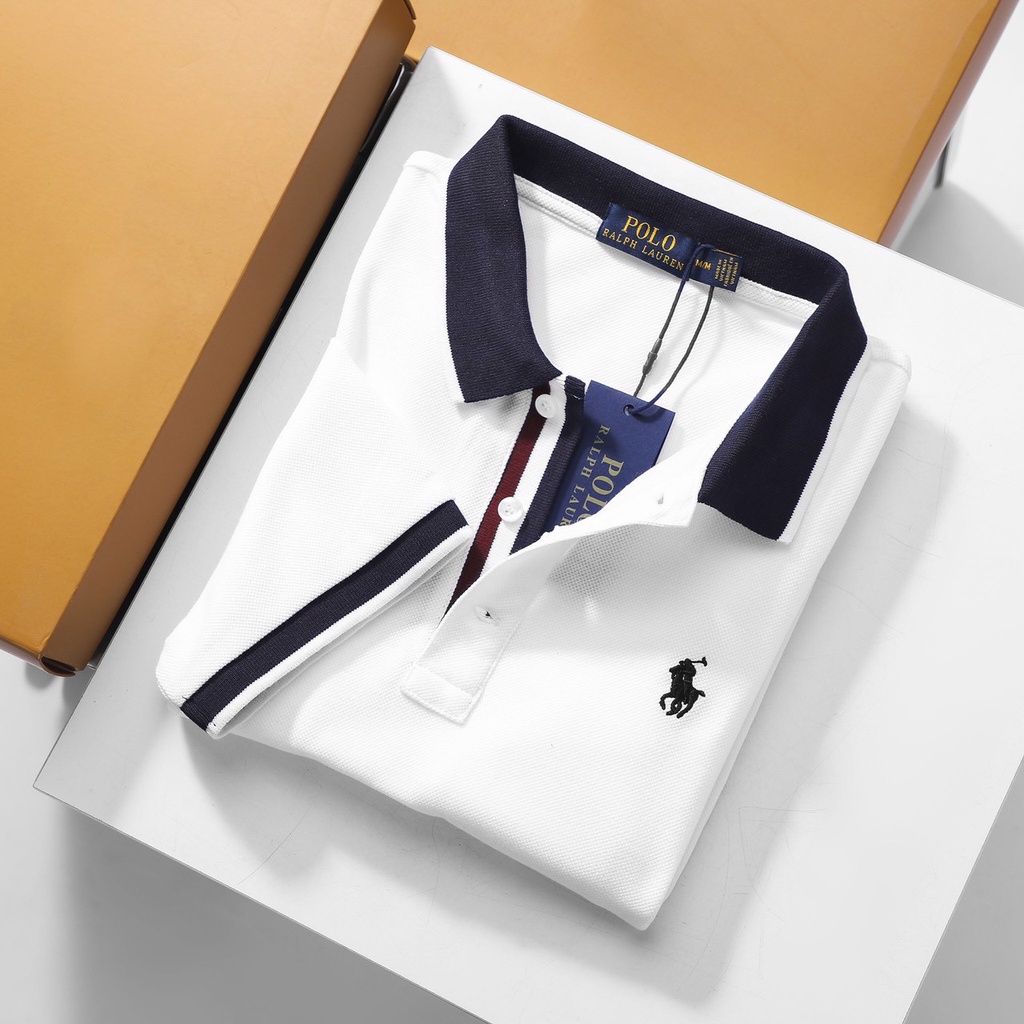 Áo Thun Nam POLO RAUPH LAUREN Vải Pima Thun Lụa Lạnh Mát hàng xuất cực xịn - trơn viền cổ vải cao cấp 3 màu