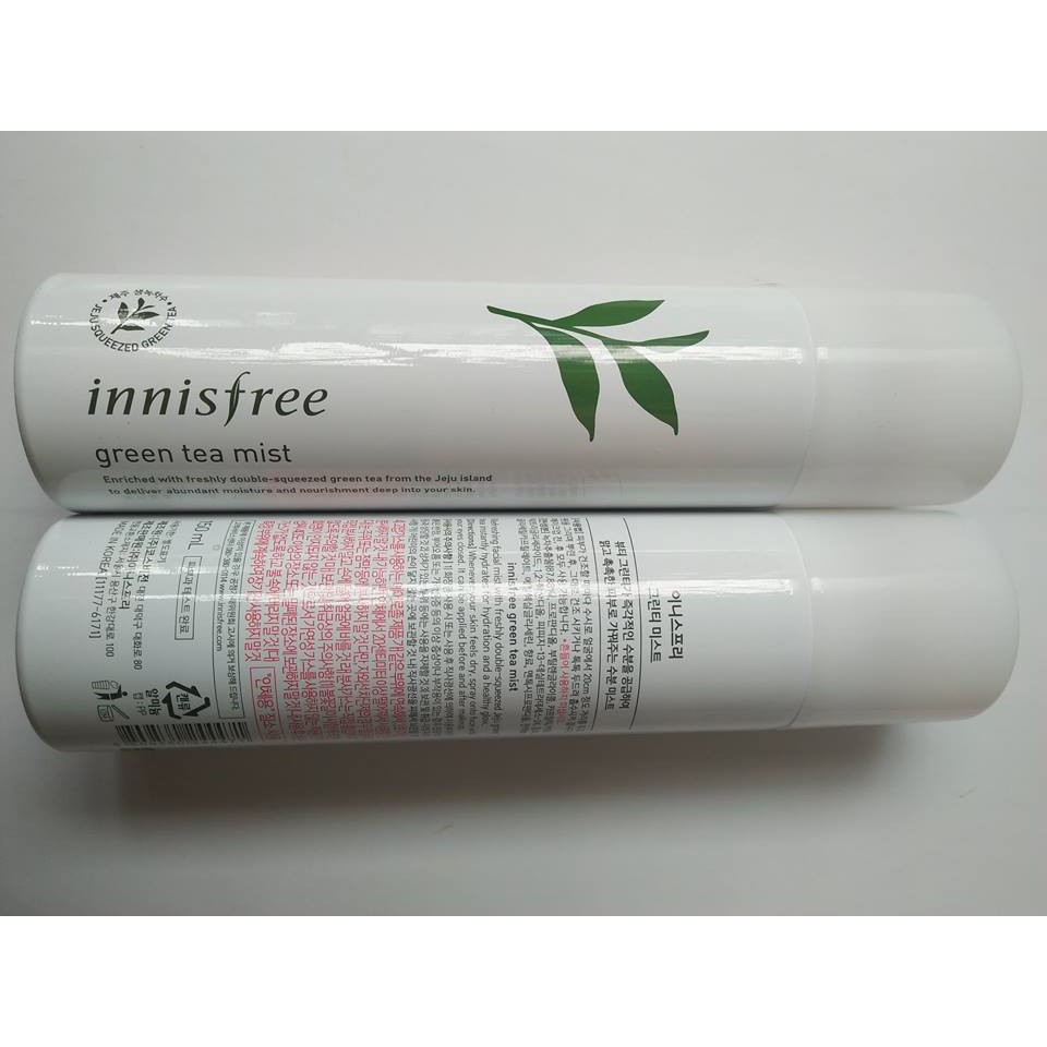 Xịt Khoáng Innisfree Trà Xanh Green Tea Mineral Mist mẫu mới 2018