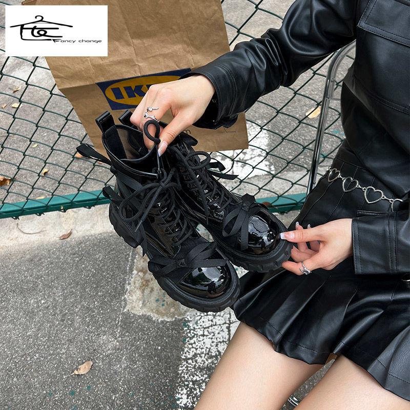 Giày Bốt Martin Dạng Lưới Mỏng Thoáng Khí Thời Trang Mùa Hè Hàng Mới Dành Cho Bạn Nữ 2022