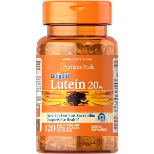 (Hàng chính hãng)- Vỏ lọ Lutein Puritan Pride 120 viên