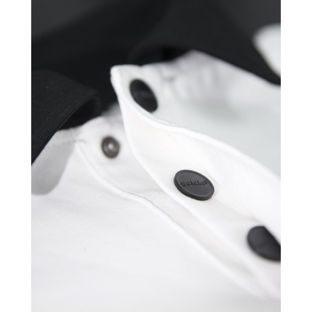 [Mã INCU50 giảm 50K đơn 250K] Áo polo 'GOLDIE PANELED' ghép mảnh màu trắng | BigBuy360 - bigbuy360.vn