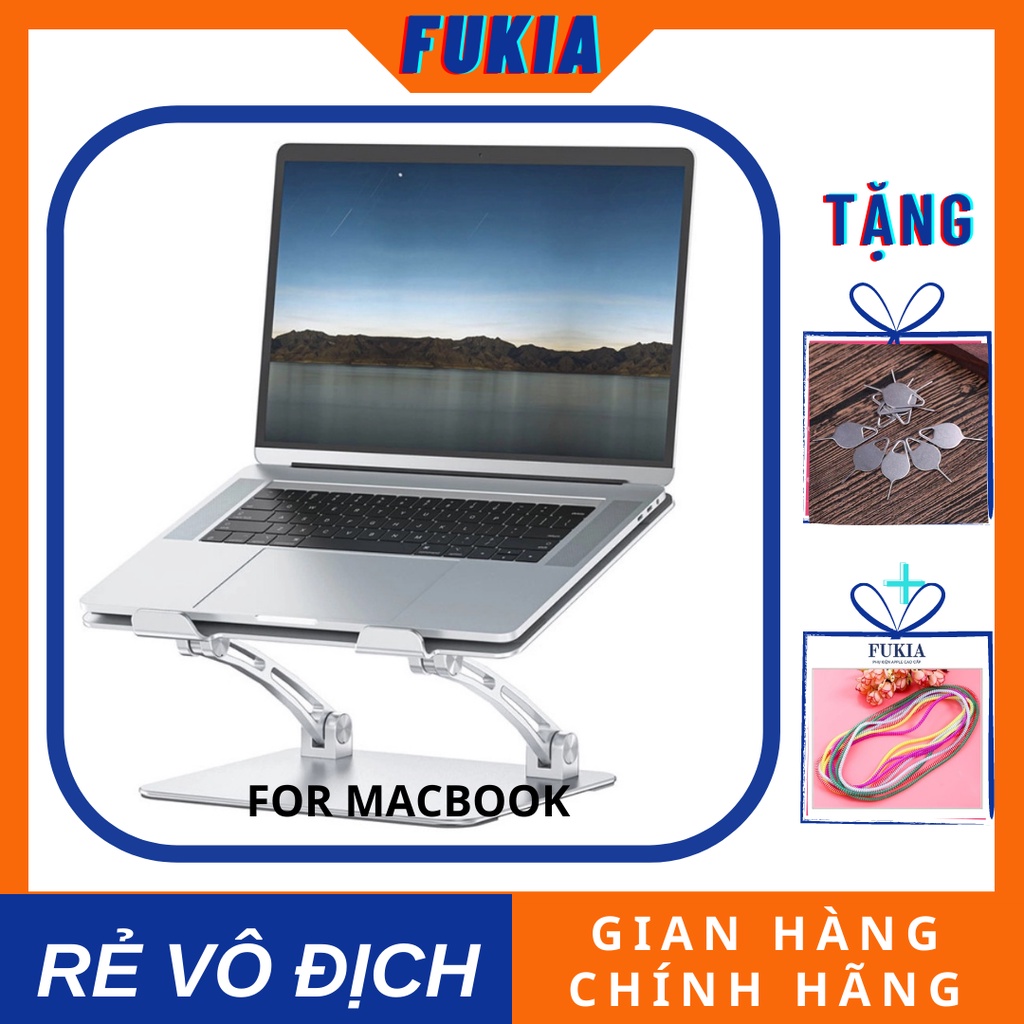 Chân đỡ linh hoạt Laptop/ Macbook có lỗ thông hơi, thoáng khí chính hãng WiWU Stand S700 FUKIA WW014