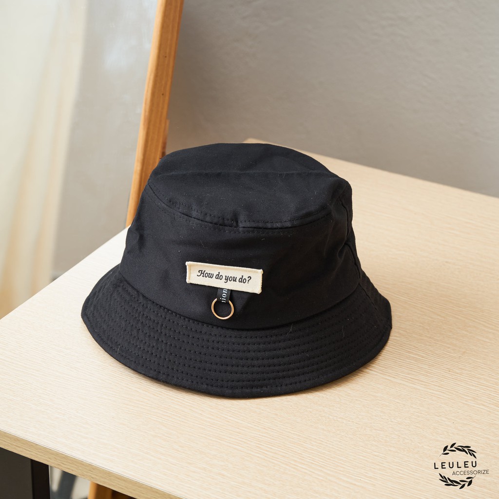 [Mã SKAMLTSM9 giảm 10% đơn 99K] Mũ vải bucket năng động trẻ trung leuleu.accessorize