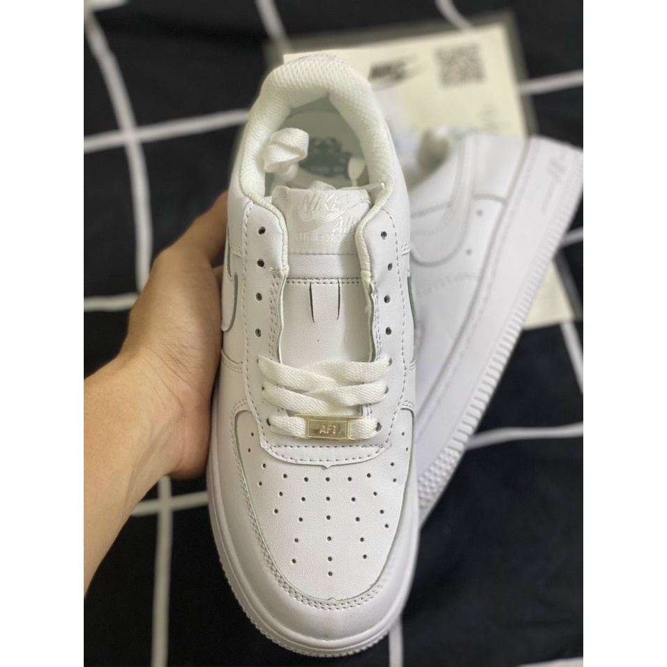Giày Thể Thao AF1 Trắng Full, Giày sneaker Force Trắng Nam Nữ cực hot dễ phối đồ đủ box bill [Free ship] | BigBuy360 - bigbuy360.vn