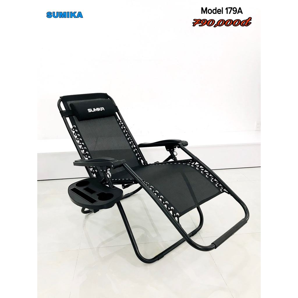 Ghế gấp xếp thư giãn SUMIKA 179A  ghế bố