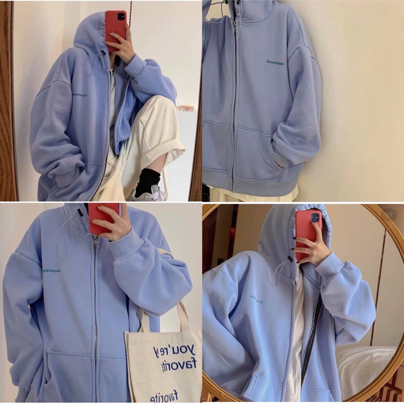 Áo Khoác Nỉ Lót Bông ANES unisex | BigBuy360 - bigbuy360.vn