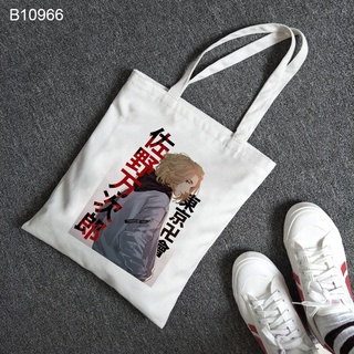 Túi Tote vải nữ Tokyo Revengers Túi đeo vai nữ sức chứa lớn Túi vải Hàn Quốc