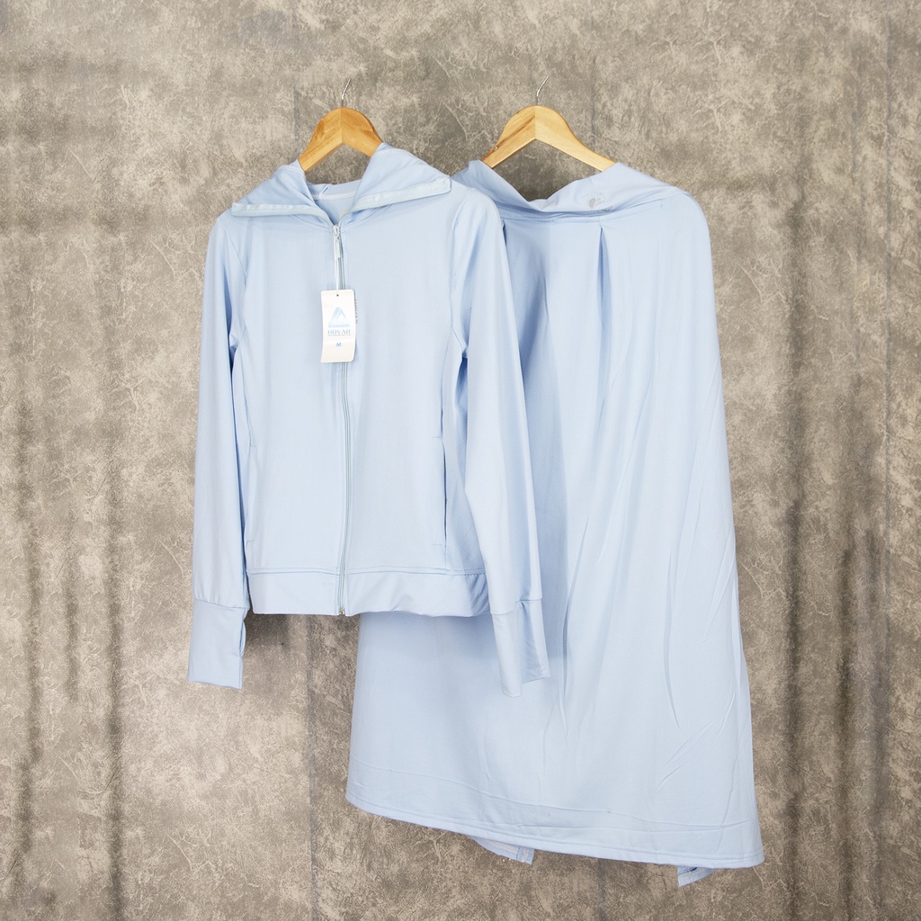 Set Áo nắng thông hơi và chân váy nắng