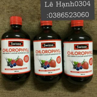 Nước diệp lục vị dâu, bạc hà