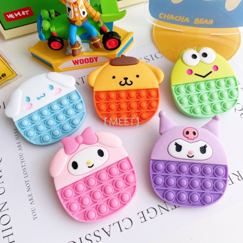 【MEET】1 cái/gói Đồ trang sức nhựa tự làm hoạt hình Sanrio Nguyên liệu thủ công tự làm