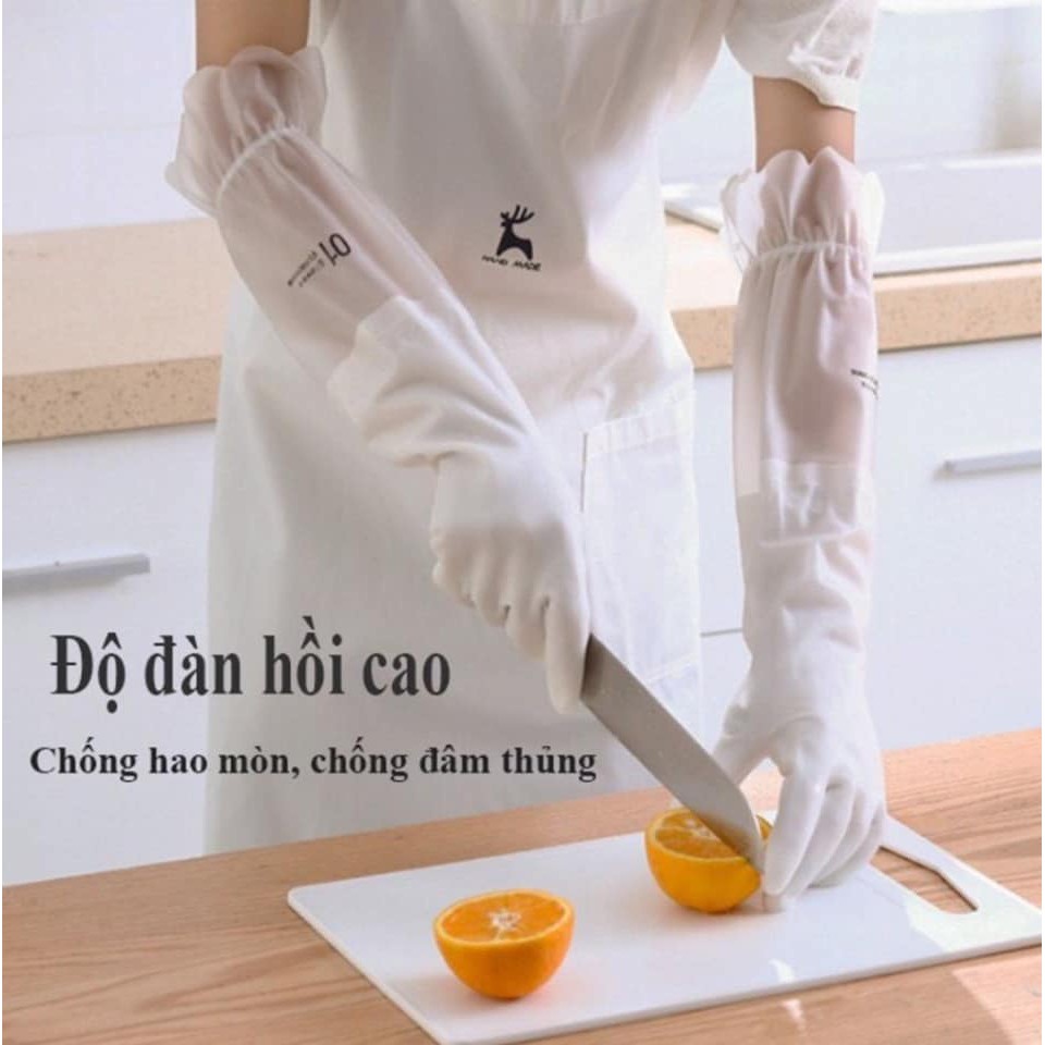 GĂNG TAY LÓT NỈ MÀU TRẮNG MÀU ĐỎ CÓ CHUN BUỘC CHỐNG TUỘT