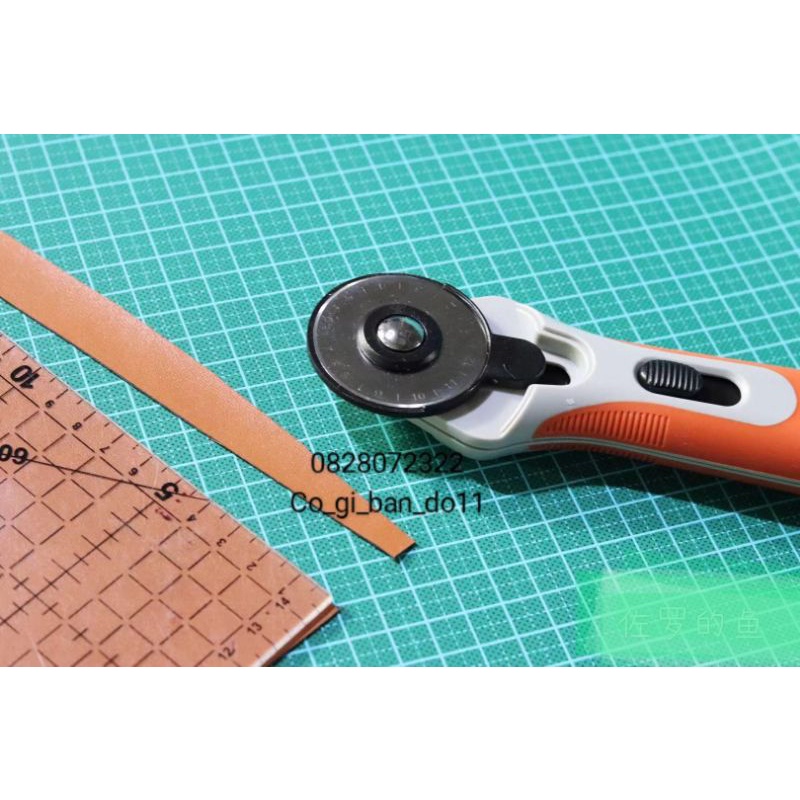 Dao Lăn 45mm Có Chốt An Toàn &amp; Lưỡi Dao Thay Thế.