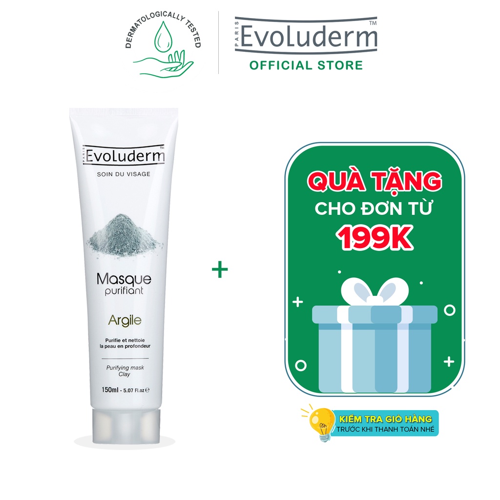 Mặt nạ Evoluderm Masque Purifiant Argile 150ml