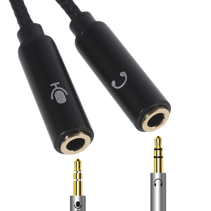 Đầu Chia 2 Cổng 3.5mm Sang 6.30in Cho Điện Thoại / Máy Tính