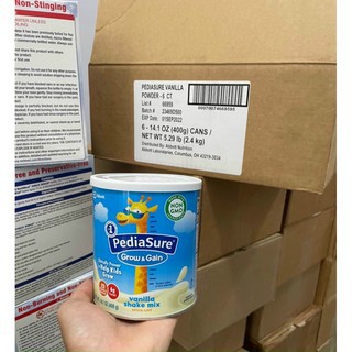 [Chính Hãng]Sữa Pediasure Grow & Gian Mỹ vị VanI 400g