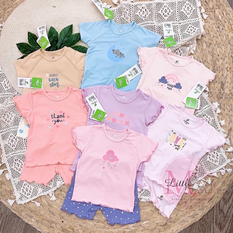 bộ cộc tay bé trai bé gái pettit LULLABY (3m-4y)