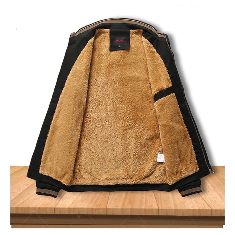 Áo khoác nam AK105 - Áo khoác kaki lót lông mới 2021 | BigBuy360 - bigbuy360.vn