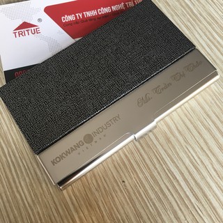 Ví namecard, ví đựng danh thiếp, hộp card khắc theo yêu cầu