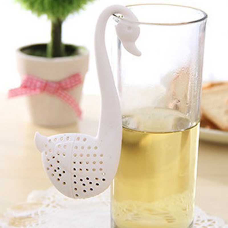 Túi Lọc Trà Bằng Nhựa Hình Thiên Nga Sáng Tạo