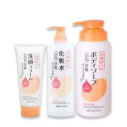 ✨Hàng nhật✨ 3 sản phẩm sữa rửa mặt/sữa tắm/lotion đậu nành