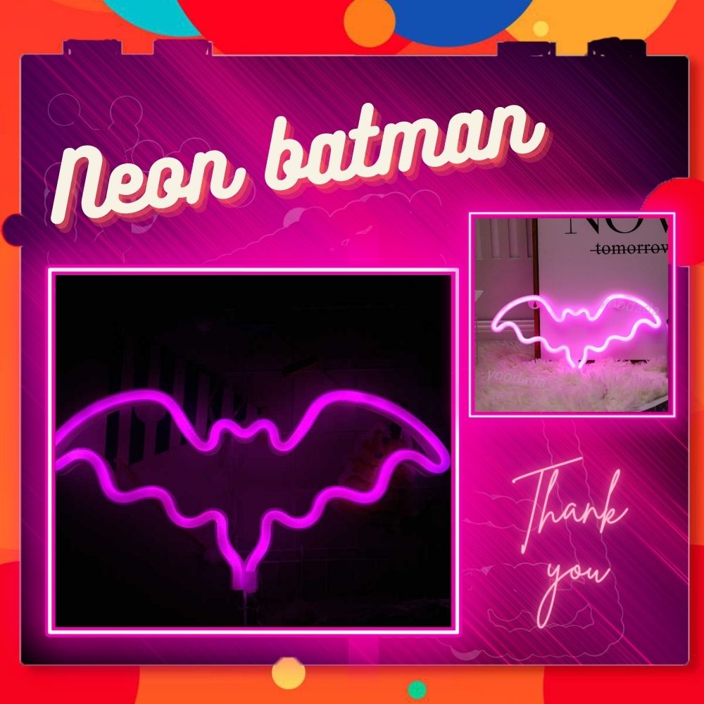 Batman, Đèn led neon trang trí hình con vật Đèn phòng ngủ, Thiết bị điện gia dụng