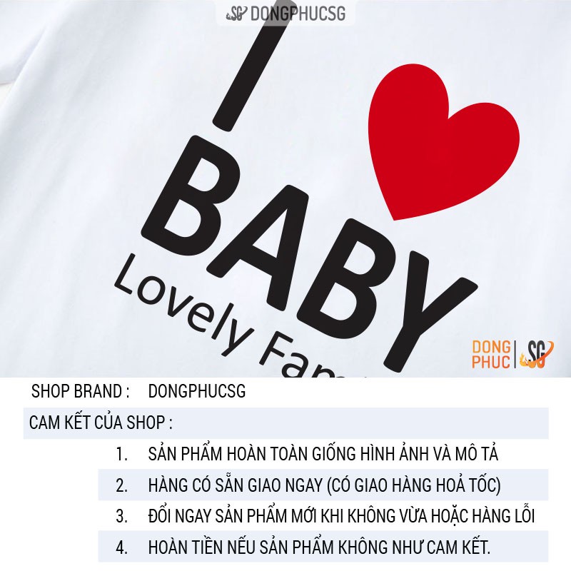 Đồng phục gia đình Áo thun gia đình 3/4/5 người giá rẻ - Màu trắng GD859T | SGSHOP