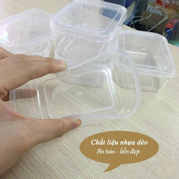 Set 5 hộp trữ đông, hộp trữ đồ ăn dặm cho bé