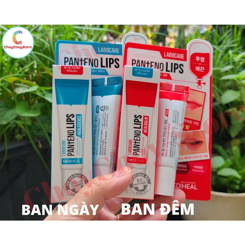 [MEDIHEAL VN] Son dưỡng môi Mediheal Labocare Pantenolips Healssence giảm thâm 10mL -  ban ngày và ban đêm