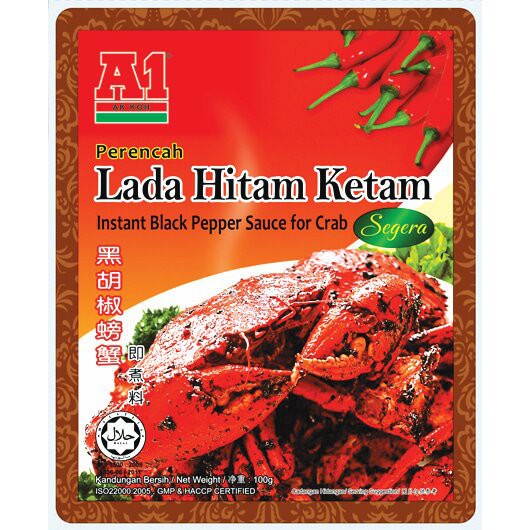 Sốt Cua Tiêu Đen Singapore 100gr - Product of Malay