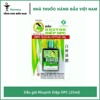 Dầu gió Khuynh Diệp OPC (25ml) - Giảm cảm ho, sổ mủi, nhức đầu, đau bụng, chóng mặt – Tổng Kho MiềnNam