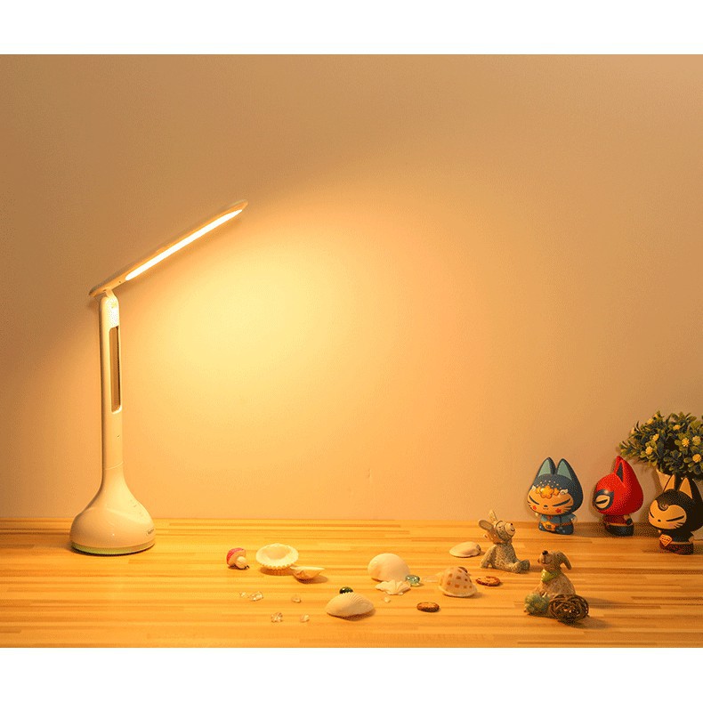 REMAX RT-E510 / E185 / E500 : Đèn bàn LED tích điện chống cận 3 chế độ sáng - Hiển thị Ngày,Giờ,Nhiệt độ và Có báo thức