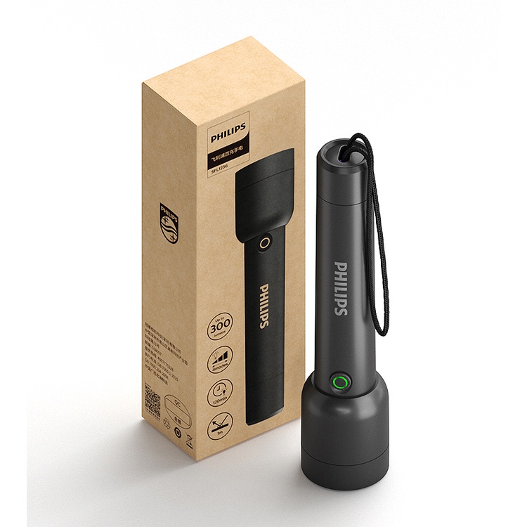 Đèn pin Philips chống nước siêu sáng 3 chế độ - Đèn pin siêu sáng philips du lịch dã ngoại--Đèn pin cầm tay