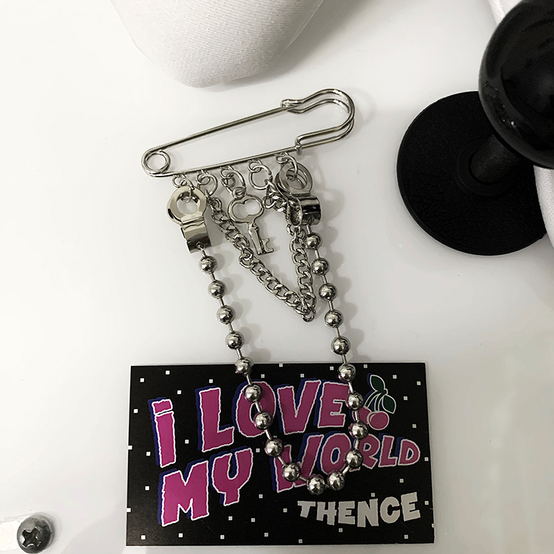 Ghim Cài Áo Kim Loại 22523 Thiết Kế Đơn Giản Thời Trang Dành Cho Nam Và Nữ