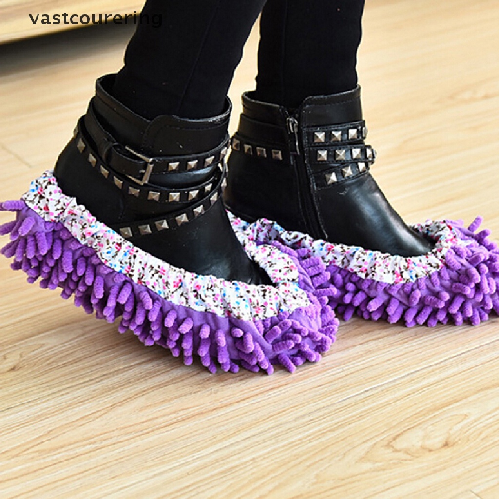 Vter Mới 1 Chiếc Dép Lau Sàn Nhà Che Phủ Sàn Nhà Đa Chức Năng Sạch Sẽ