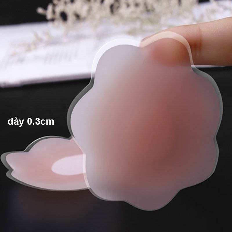 [HOT] Miếng dán ngực tàng hình silicon siêu mỏng siêu dính thoáng khí ( 5 cặp/ hộp ) CA08