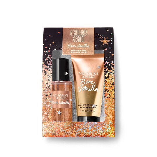 𝗕𝗢𝗗𝗬𝗠𝗜𝗦𝗧𝗣𝗘𝗥𝗙𝗨𝗠𝗘⚜️Xịt Thơm Dưỡng Thể Victoria’s Secret Mini Mist & Lotion Gift Set (75ml X 2)