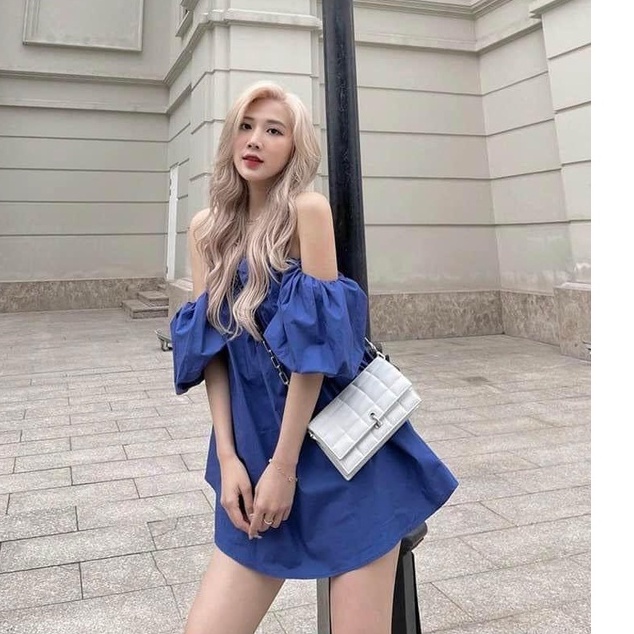 Áo trễ vai tay phồng - Áo kiểu trễ vai tay phồng 3 màu siêu xinh - AO20