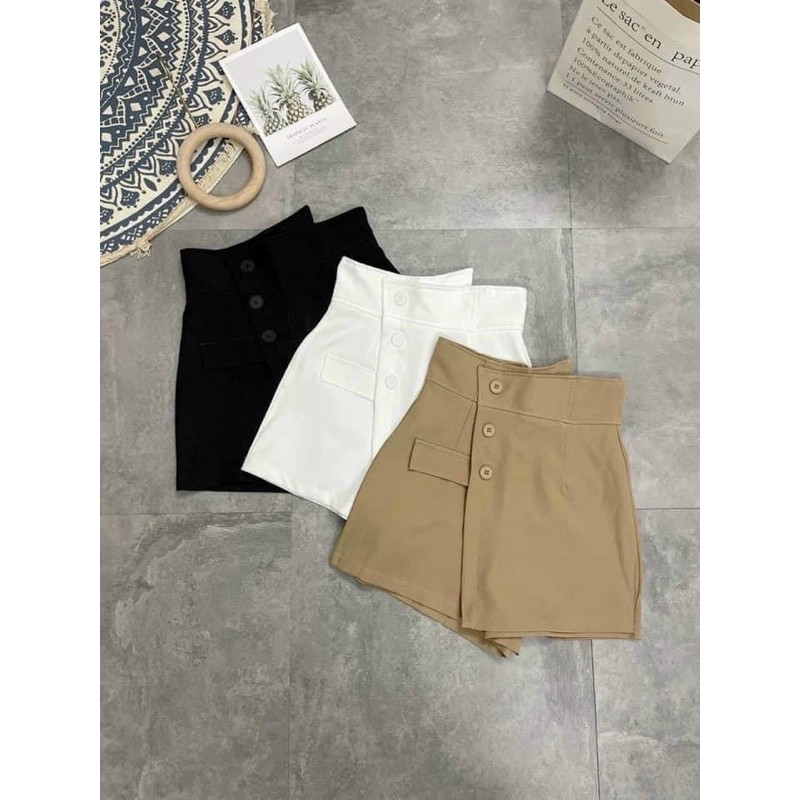 Quần giả váy vạt lệch 3 khuy | BigBuy360 - bigbuy360.vn