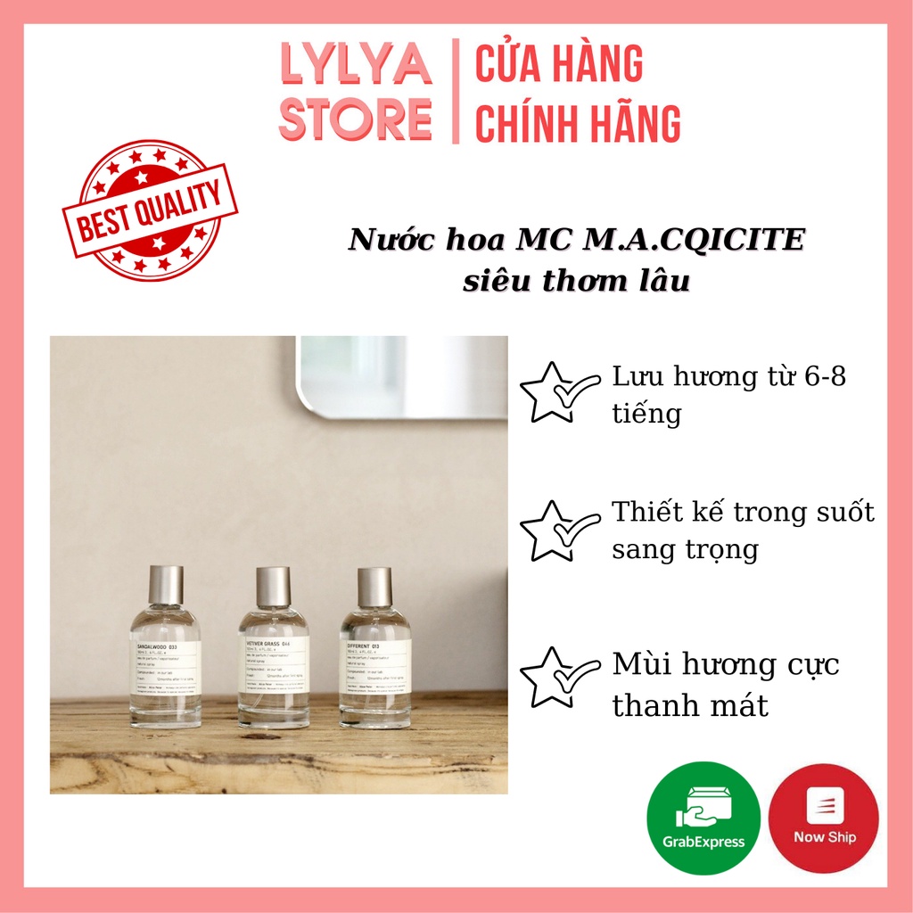 Nước hoa nữ MCMAQUI CITE xịt thơm body unisex Dupe Le Labo nội địa Trung 100ml cho cả nam nữ, lưu hương 4-8h