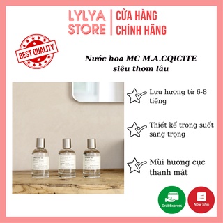 Nước hoa nữ MCMAQUI CITE xịt thơm body unisex Dupe Le Labo nội địa Trung 100ml cho cả nam nữ, lưu hương 4-8h