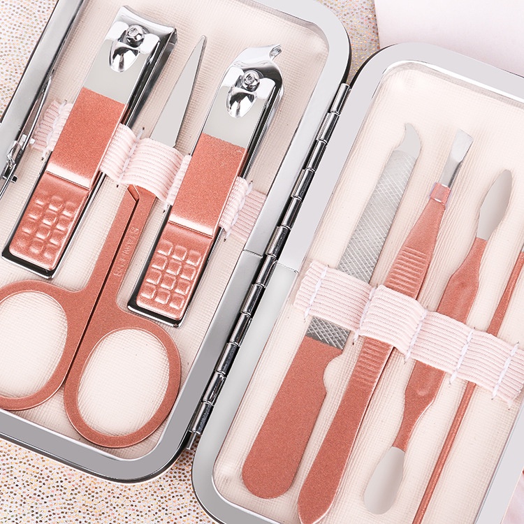 Set 7 Kềm cắt da cắt móng bằng thép không gỉ cao cấp cắt móng tay móng chân