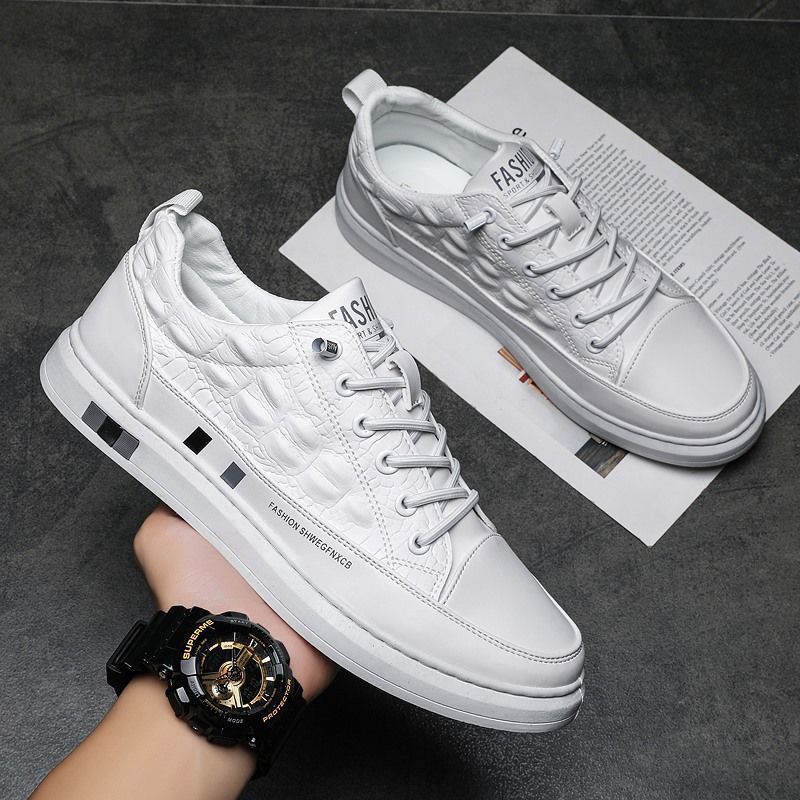 [FREESHIP - DA THẬT] Giày Nam Cao Cấp Vân Cá Sấu, Giày Sneaker Nam New 2023