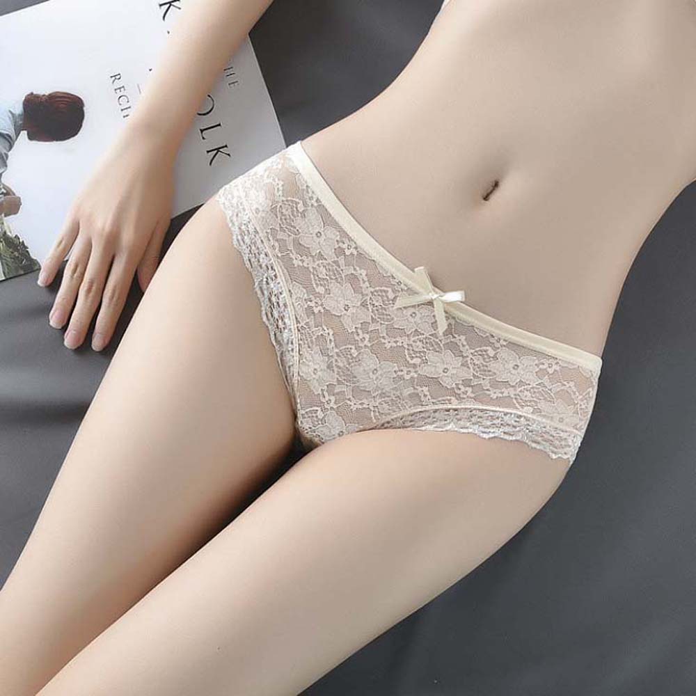 Quần Lót Cotton Không Đường May Thoáng Khí Đính Nơ Gợi Cảm Cho Nữ | BigBuy360 - bigbuy360.vn