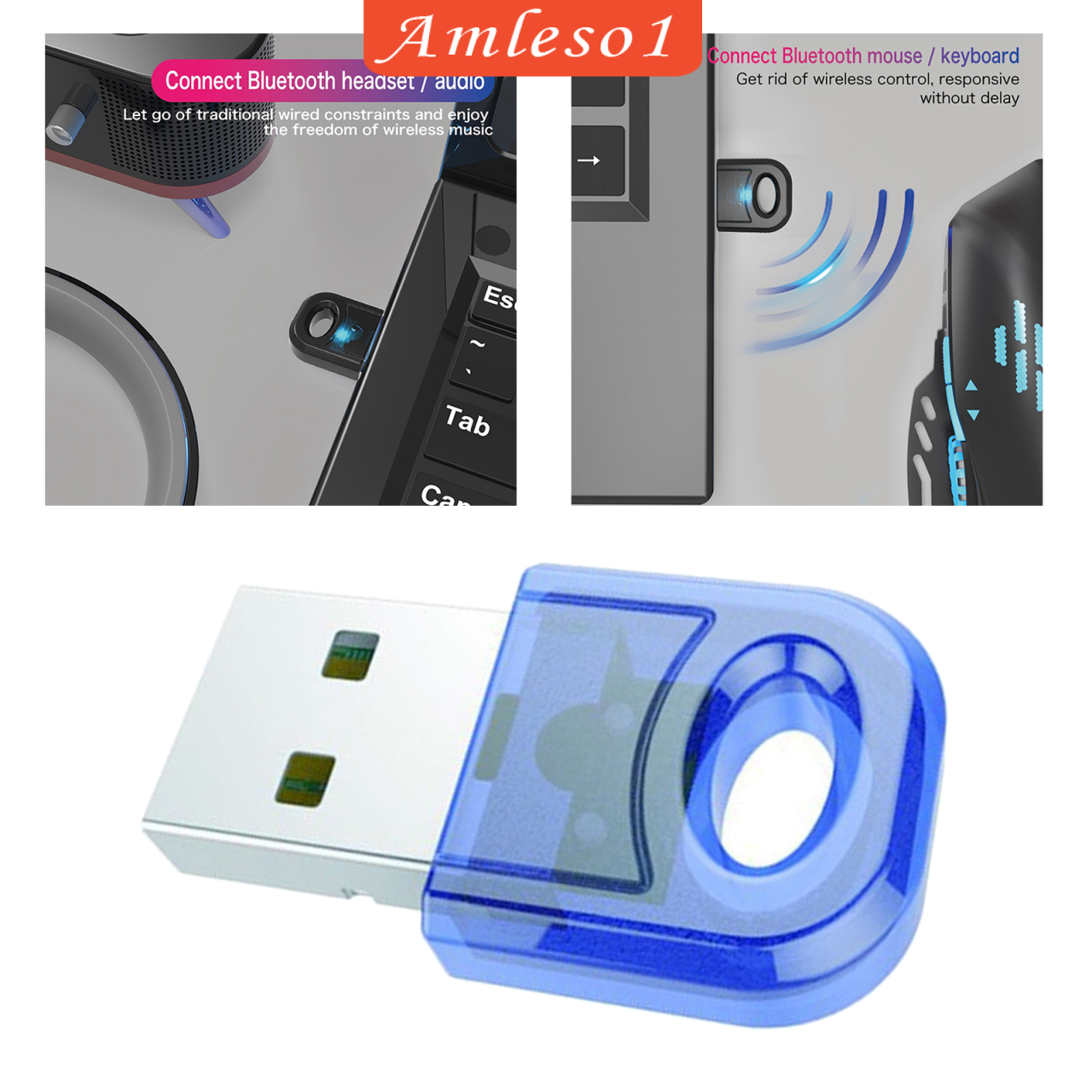 Usb Bluetooth 5.0 Không Dây Amleso1 Cho Windows 7 8 10 Pc Laptop | BigBuy360 - bigbuy360.vn